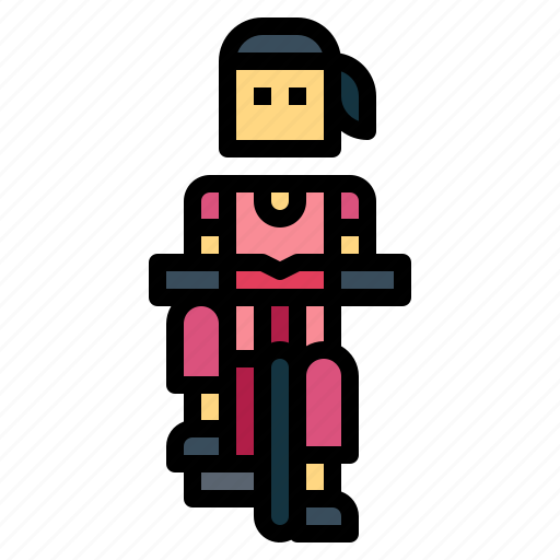 Bicycle, bike, biking, ride, woman icon - Download on Iconfinder