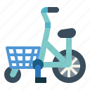 bicycle, bike, cargo, cart, vehicle