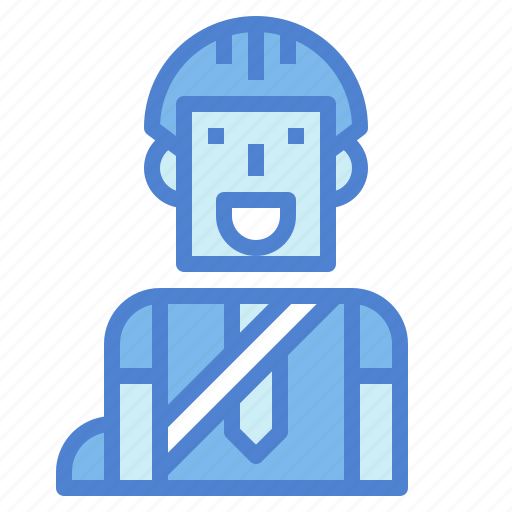 Businessman, helmet, man, ride, salaryman icon - Download on Iconfinder