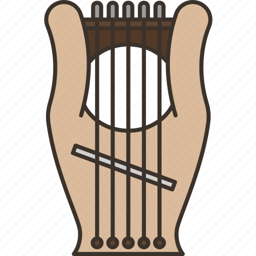 Harp, kinnor, music, instrument, lyre icon - Download on Iconfinder