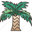 palm, tree, beach, tropical, resort 