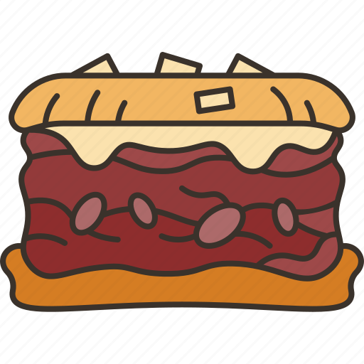 Moussaka, baked, eggplant, food, cyprus icon - Download on Iconfinder