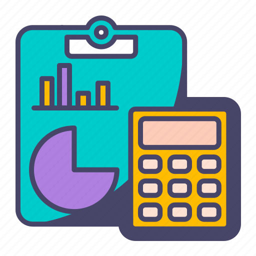 Graph, calculator, report, finance icon - Download on Iconfinder