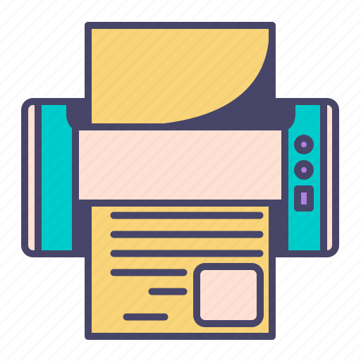 Printer, office, paper icon - Download on Iconfinder