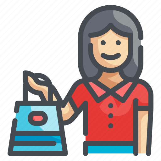 Shopping, customer, client, consumer, avatar icon - Download on Iconfinder