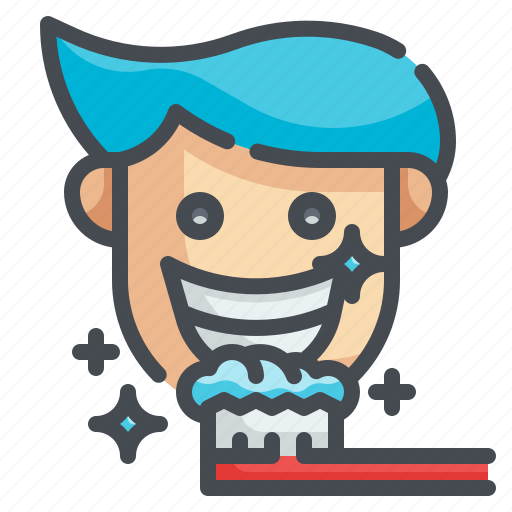 Toothbrush, toothpaste, hygiene, cleanliness, healthcare icon - Download on Iconfinder