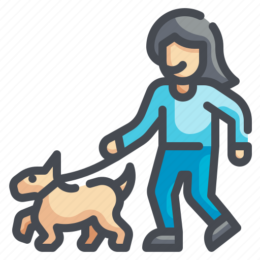 Walking, walk, pet, leash, pedestrian icon - Download on Iconfinder