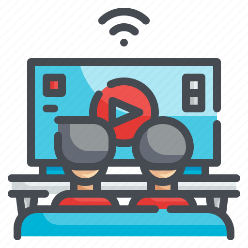 Watching, television, watch, monitor, entertainment icon - Download on Iconfinder