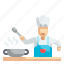 chef, cook, cooking, kitchen, profession 