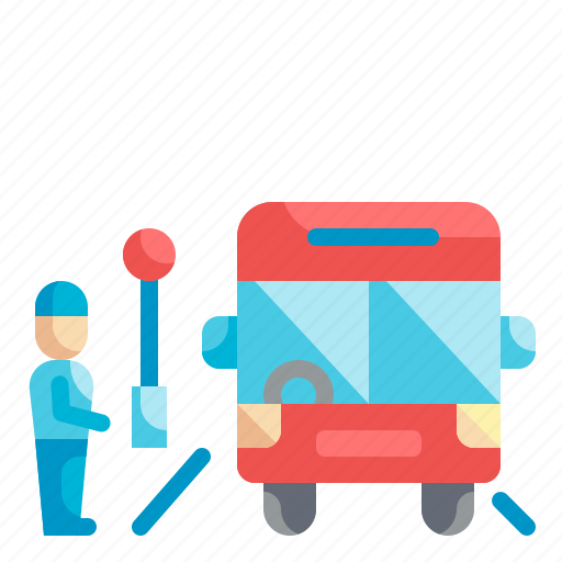Waiting, bus, stop, transport, station icon - Download on Iconfinder