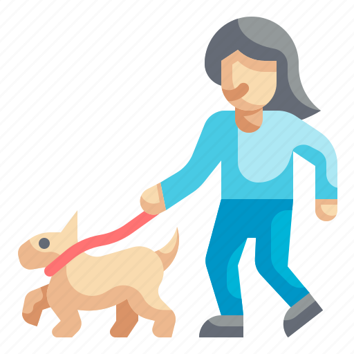 Walking, walk, pet, leash, pedestrian icon - Download on Iconfinder