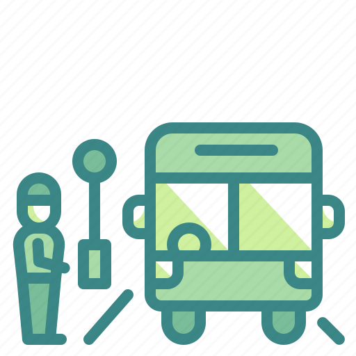 Waiting, bus, stop, transport, station icon - Download on Iconfinder