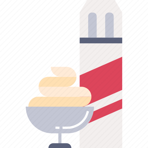 Cream, dairy, dessert, mousse, sweet, whipped cream icon - Download on Iconfinder