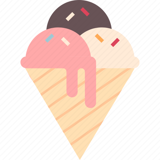 Cone, dairy, dessert, ice cream, soft serve ice cream, sweet icon - Download on Iconfinder
