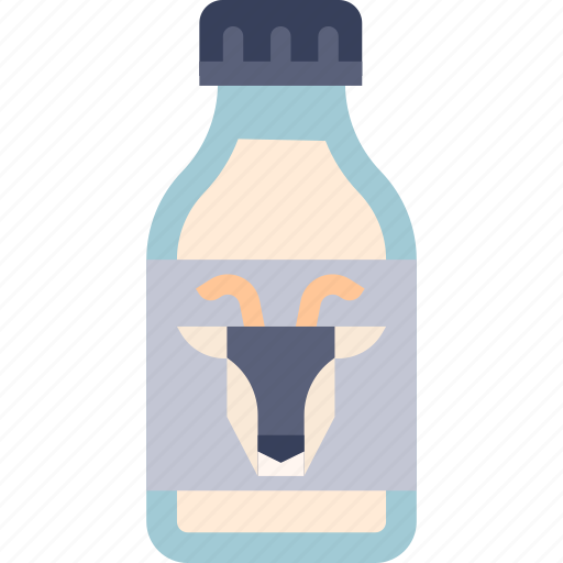 Dairy, farm, fresh, goat, milk, organic, product icon - Download on Iconfinder