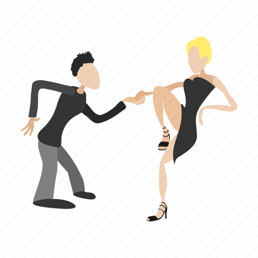Cartoon, couple, dance, dancing, love, people, tango icon - Download on Iconfinder
