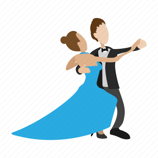 Cartoon, couple, dance, dancing, male, pair, waltz icon - Download on Iconfinder