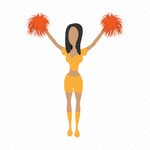 Cartoon, character, cheerleader, cute, girl, hot, school icon - Download on Iconfinder