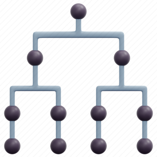 Structure, hierarchy, project, plan, management, diagram, scheme 3D illustration - Download on Iconfinder