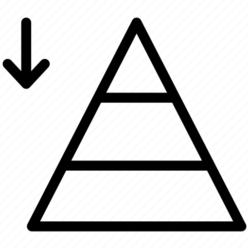 Pyramid, triangle, hierarchy, structure, management icon - Download on Iconfinder