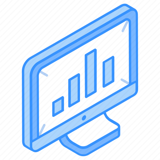 Online analytics, online analysis, business chart, infographics, descriptive data icon - Download on Iconfinder