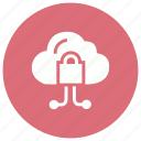 cloud, datastorage, lock, private, protected