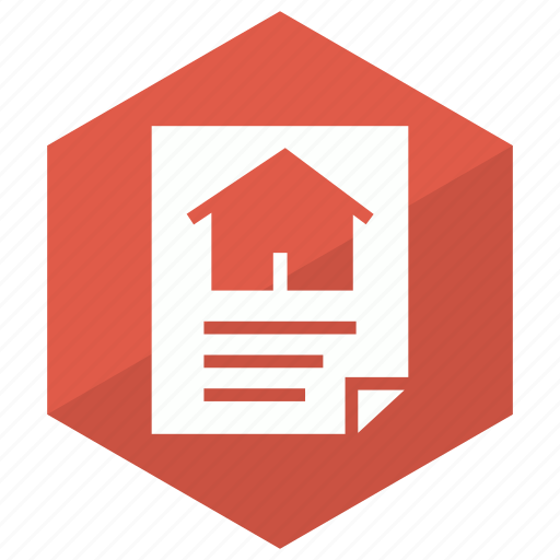 Contract, document, home, house icon - Download on Iconfinder