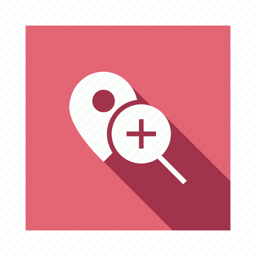 Find, location, magnifier, pin, search icon - Download on Iconfinder