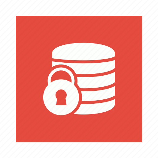 Database, lock, security, server, storage icon - Download on Iconfinder