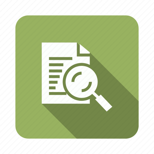 Document, file, find, magnifier, search icon - Download on Iconfinder