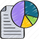 analytics, chart, data, document, file