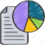 analytics, chart, data, document, file 