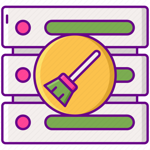 Cleaning, data, server, storage icon - Download on Iconfinder