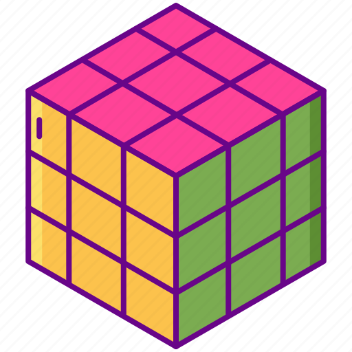 3d, cube, rubik, shape icon - Download on Iconfinder