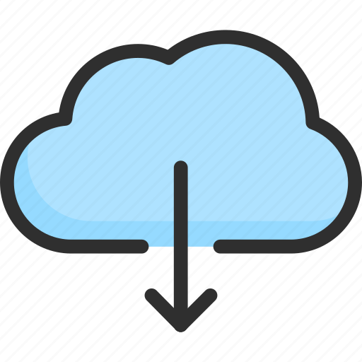 Arrow, cloud, data, download, service icon - Download on Iconfinder