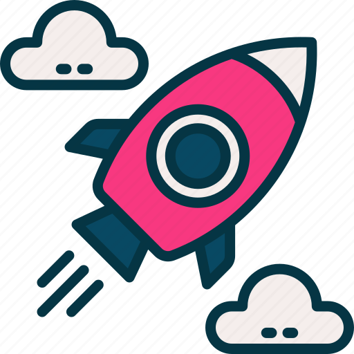 Rocket, spaceship, cloud, science, launch icon - Download on Iconfinder
