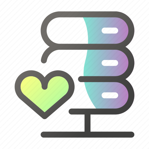 Data, heart, love, network icon - Download on Iconfinder