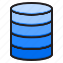 database, server, storage, network, data