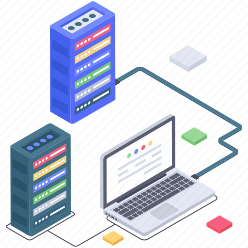 Databank, database connection, database hosting network, database network, database technology icon - Download on Iconfinder