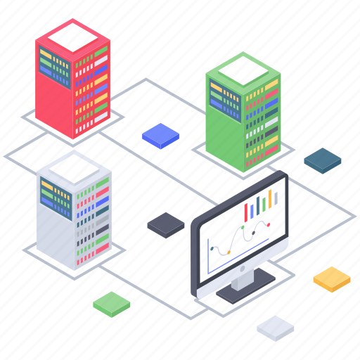 Big data connection, cloud database connection, cloud hosting, data server hosting, database hosting icon - Download on Iconfinder
