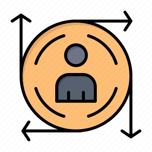 Arrow, path, predication, user icon - Download on Iconfinder