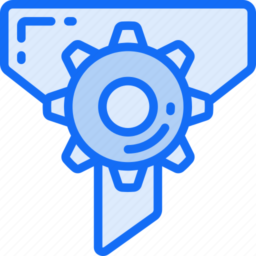 Cog, data science, essentials, filering, funnel, process icon - Download on Iconfinder