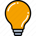 bulb, data science, idea, light, smart, think