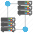 database, database storage, mainframe servers connected, server connected, web hosting 