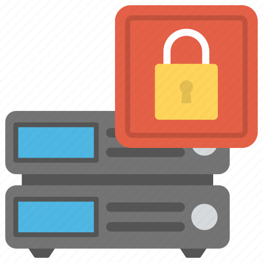 Databank security, database defender, network firewall, server protection, server security icon - Download on Iconfinder