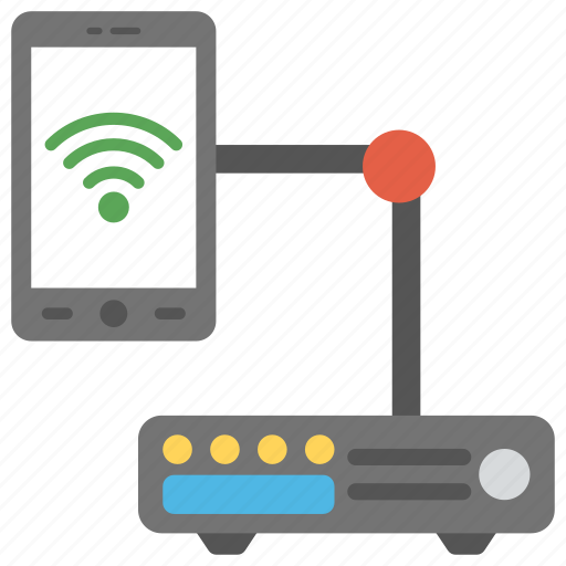 Internet, mobile hotspot, mobile internet, wifi connected devices, wireless internet fidelity icon - Download on Iconfinder