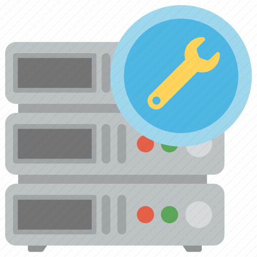 Database management, server configuration, server maintenance, server management, server repair icon - Download on Iconfinder