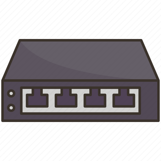 Hub, ethernet, port, connect, computer icon - Download on Iconfinder