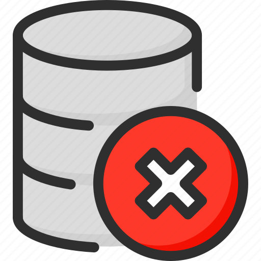 Archive, cross, data, database, error, problem, storage icon - Download on Iconfinder