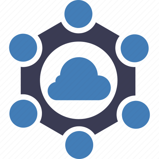 Cloud network, cloud, computing, connection, network, communication icon - Download on Iconfinder